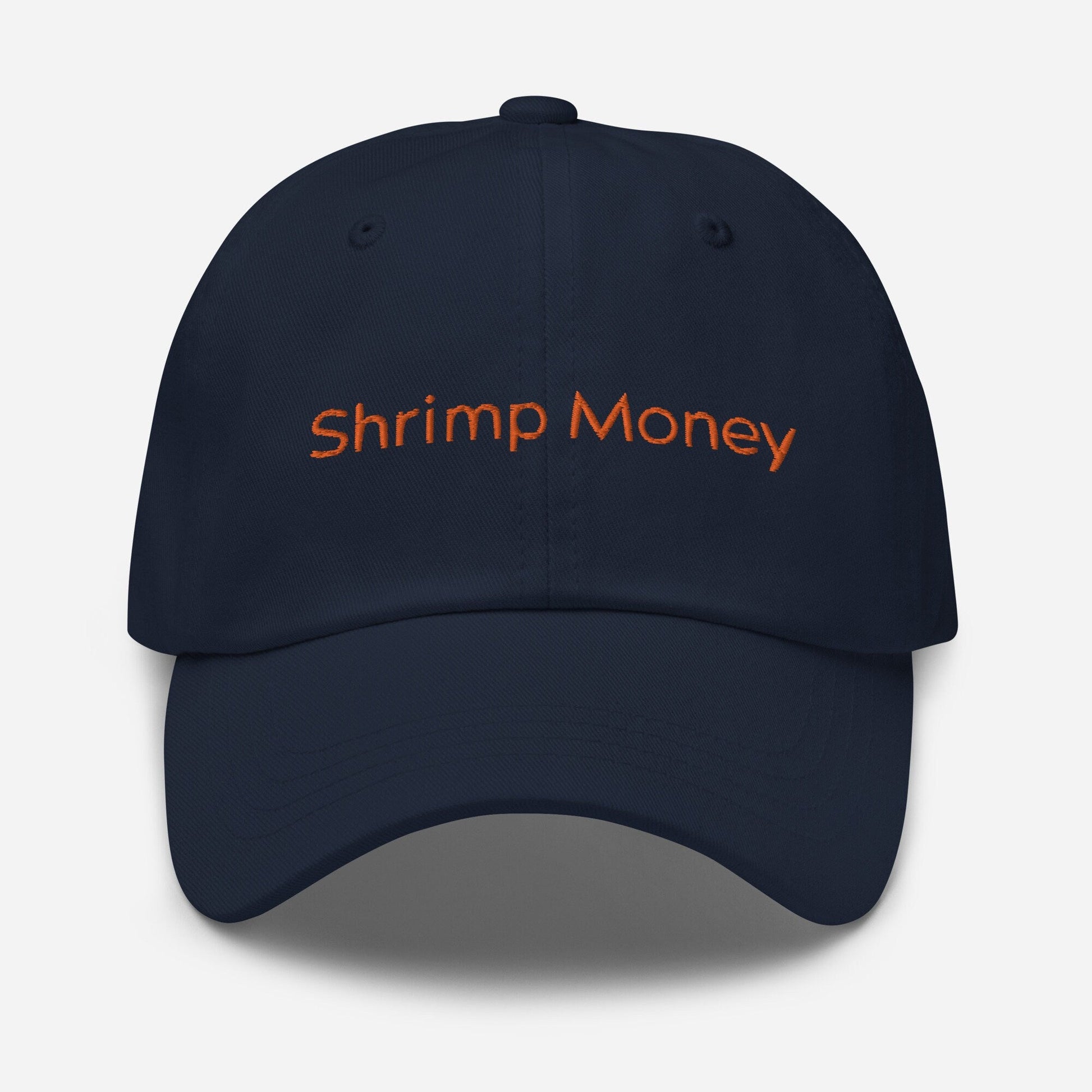 Shrimp Money - Gift for Foodies, Home Cooks & Chefs - Aquarium lovers - Embroidered Cotton Cap - Evilwater Originals