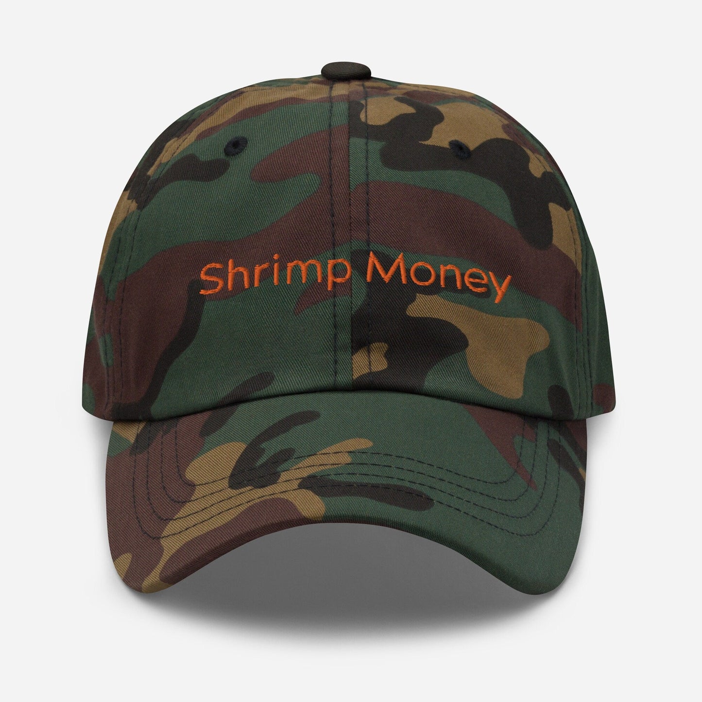 Shrimp Money - Gift for Foodies, Home Cooks & Chefs - Aquarium lovers - Embroidered Cotton Cap - Evilwater Originals