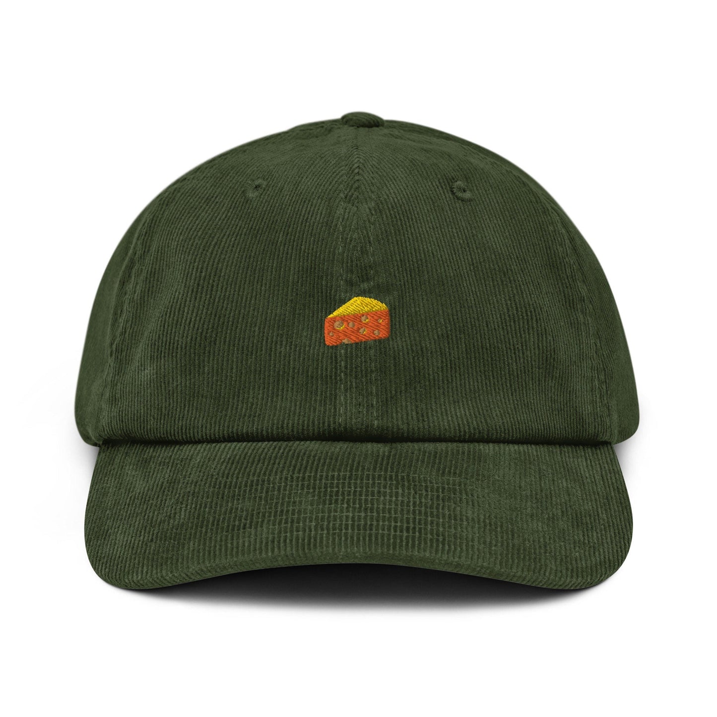 Swiss Cheese Corduroy Dad Hat - Gift for charcuterie Food Lovers - Evilwater Originals