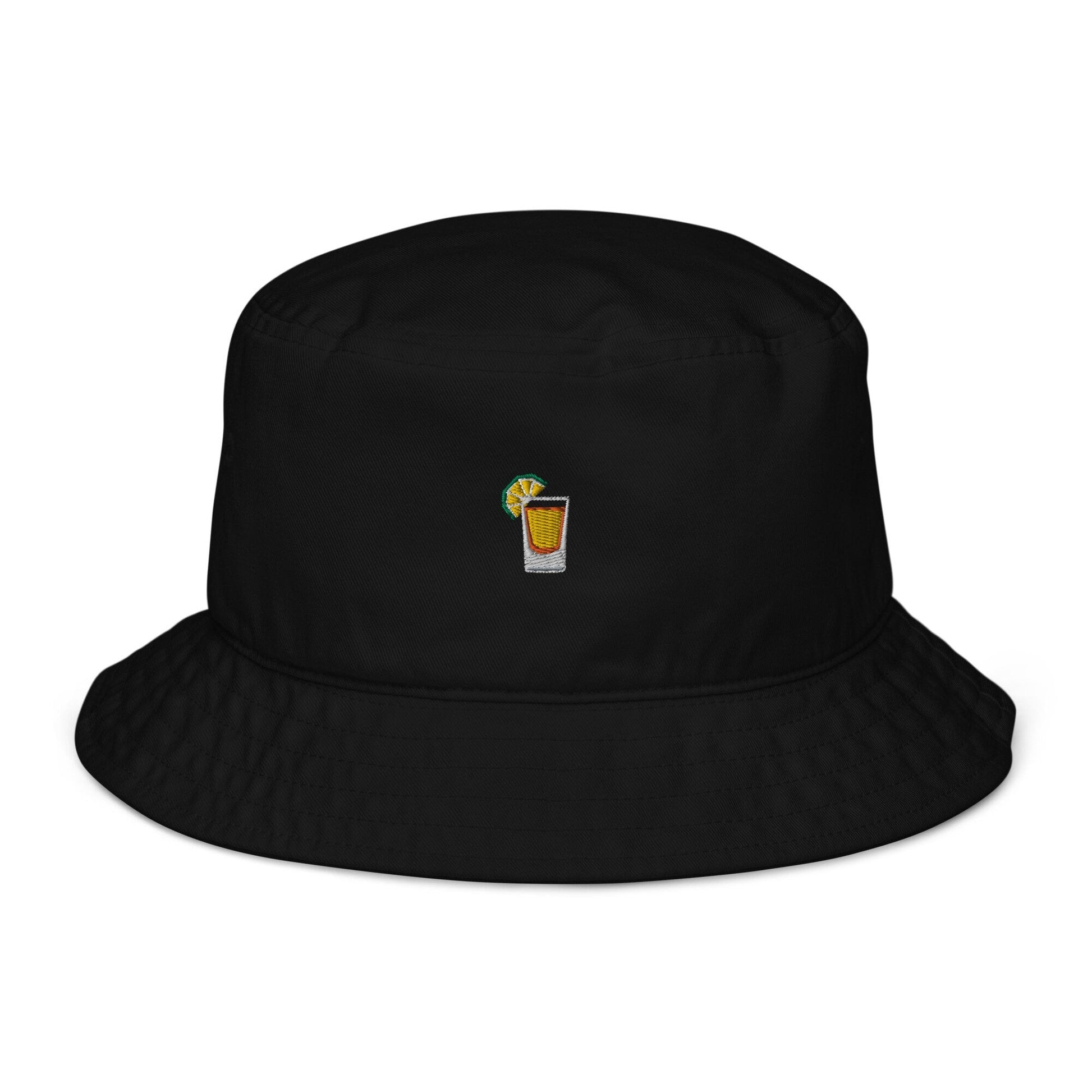 Tequila Shot Bucket Hat - Embroidered 100% Organic Cotton - Evilwater Originals