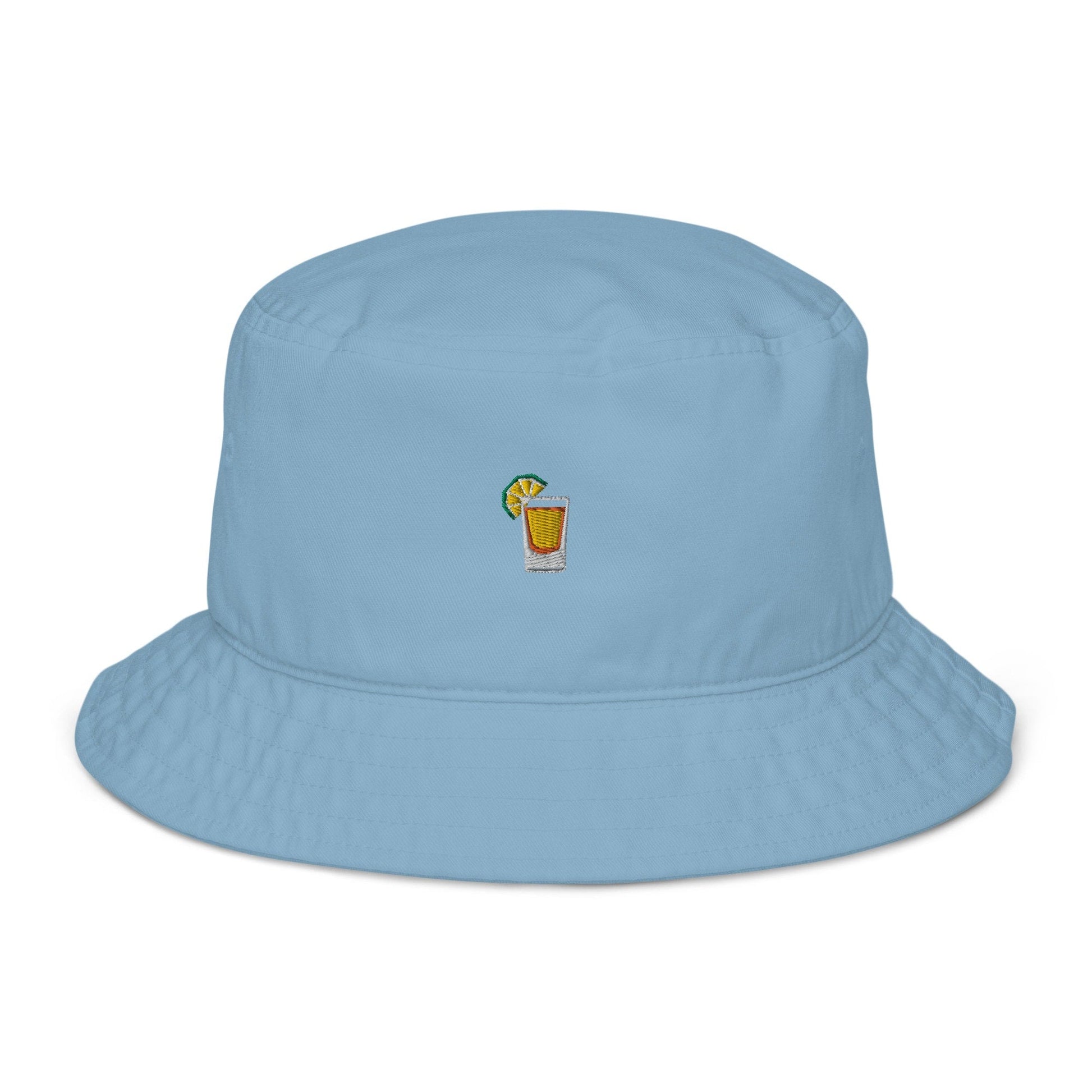 Tequila Shot Bucket Hat - Embroidered 100% Organic Cotton - Evilwater Originals