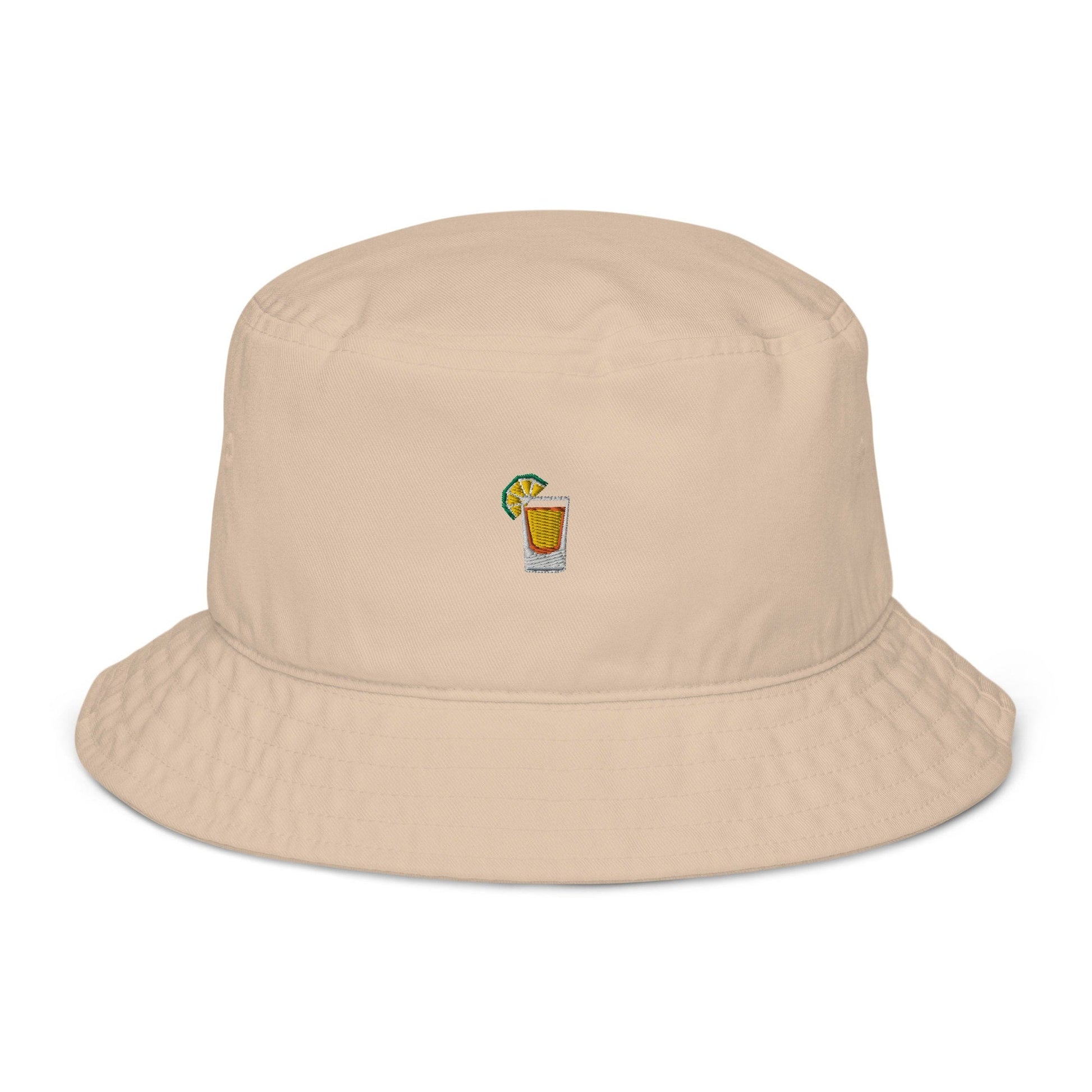 Tequila Shot Bucket Hat - Embroidered 100% Organic Cotton - Evilwater Originals