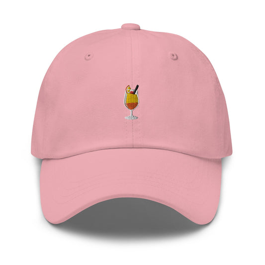 Tequila Sunrise Dad Hat - Gift for Tequila based cocktail lovers - Embroidered Cotton Cap - Evilwater Originals