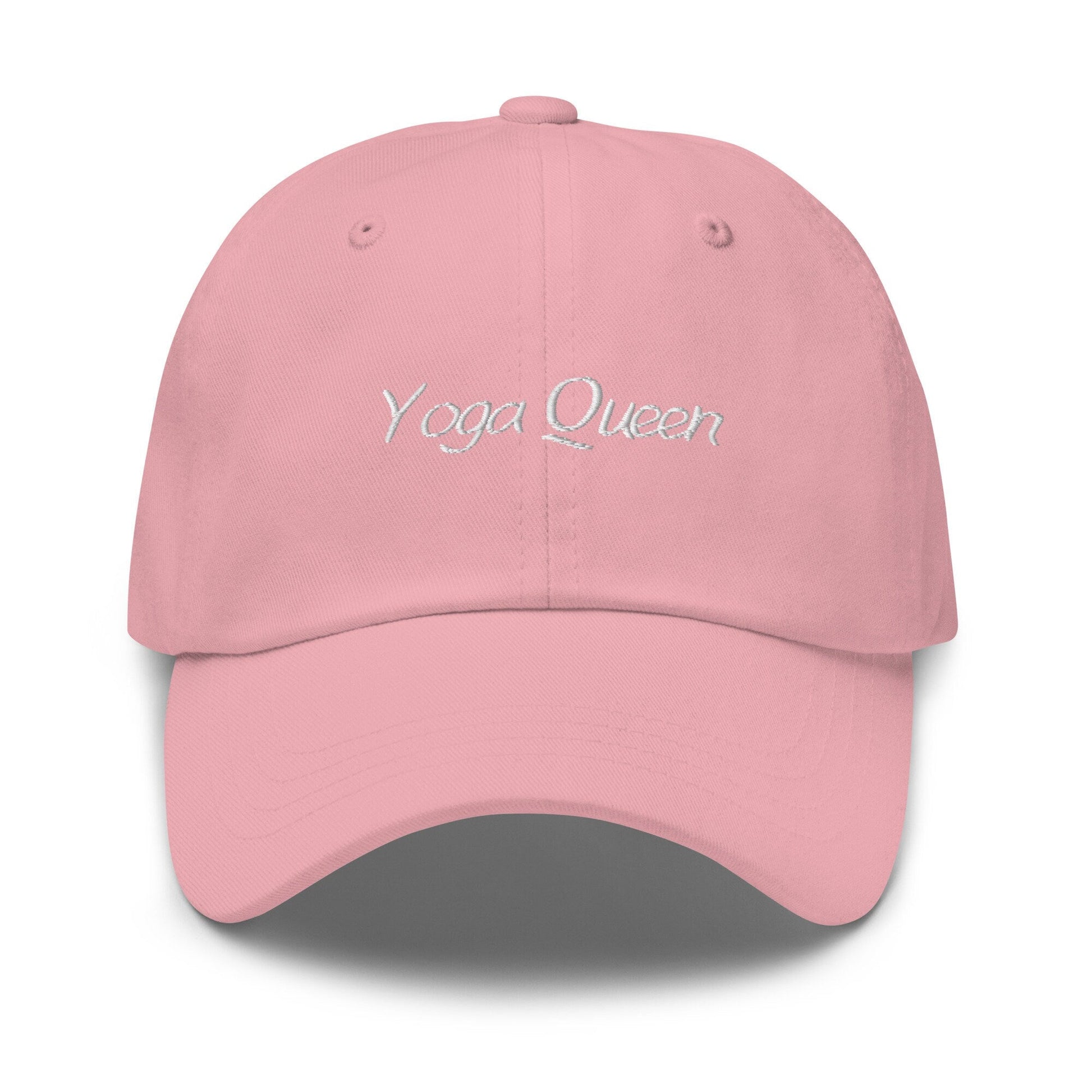 Yoga Queen Hat - Fitness, meditation & Mindfulness Gift - Minimalist Cotton Embroidered Cap - Evilwater Originals